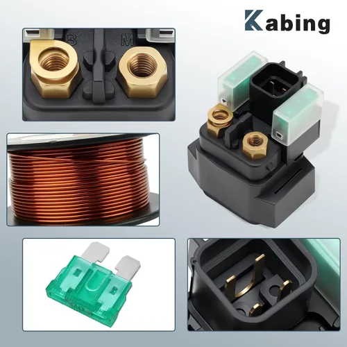 Vista 3 de Raptor 700 Relé solenoide de arranque para Yamaha Raptor 700 700R YFM700 YFM700R Grizzly 700 Rhino 700 FI YXR70F YXR7F ATV Solenoide de arranque