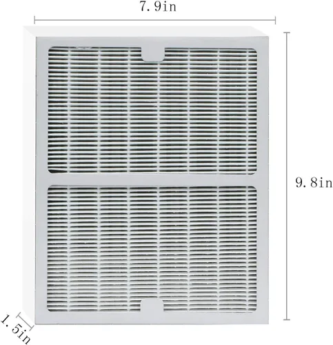 Vista 6 de Filtros de repuesto A compatibles con purificadores de aire Idylis AC-2119, IAP-10-100, IAP-10-150, IAPC-40-140 y Filtrete FAP-C01-A, Parte #