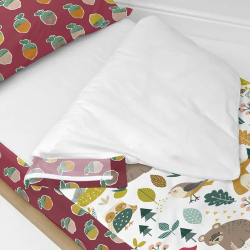 Vista 4 de Saco Nórdico con Relleno HappyFriday Moshi Moshi Harvestwood Multicolor 42 x 20 x 50 cm