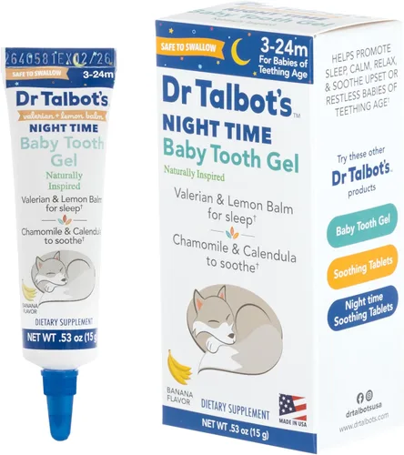 Vista 10 de Dr. Talbot's Gel para dientes de bebé durante el día - 0.53 oz