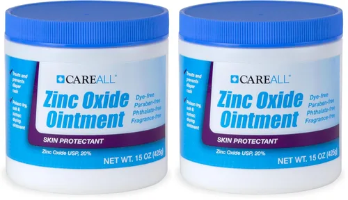 Vista 7 de CareAll Ungüento de barrera protectora de piel con óxido de zinc al 20%, 15 oz., Proporciona alivio, prevención y tratamiento para la irritación