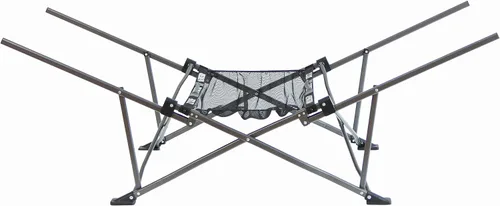 Vista 5 de Mac Sports H900S-100 - Hamaca plegable portátil para camping al aire libre, multiusos, resistente (Azul/Gris)