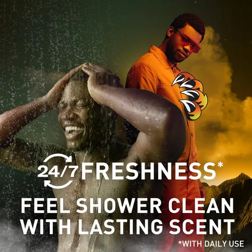 Vista 4 de Old Spice Jabón corporal limpiador para hombres, 3X Defense, 24/7 ducha fresca con aroma duradero, 2 en 1 para cuerpo y cara, Bearglove con aroma