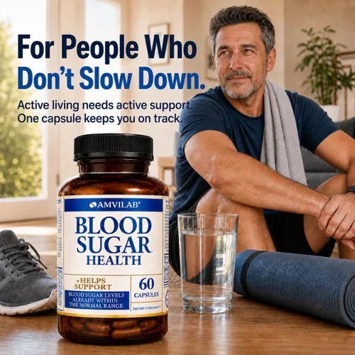 Vista 5 de Blood Sugar Health Natural 20 hierbas y vitaminas con canela, ácido alfa lipoico para apoyar la salud, sin OMG, para hombres y mujeres, soporta