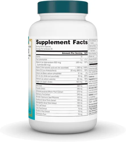 Vista 2 de Source Naturals Fórmula de Bienestar Vitaminas Bio-Alineadas y Defensa Herbal, SN1425, 1