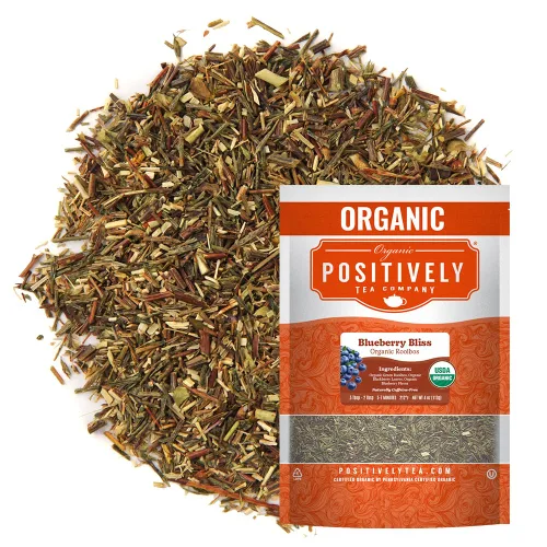 Vista 119 de Bolsas de hojas sueltas para té. Orgánicas por USDA. Positively Tea LLC.