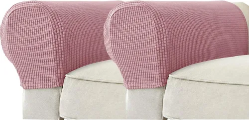Vista 16 de Funda para reposabrazos, protector de muebles, fundas elásticas para brazos de sofá, funda lavable para sillón, funda de brazo para sofá, silla
