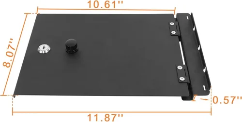 Vista 6 de Hooke Road F150 Caja de seguridad segura para consola de almacenamiento adicional compatible con Ford F-150 09-14 con consola central de flujo