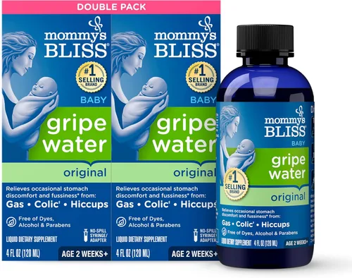Vista 10 de Mommy's Bliss Agua Anisada Original, Alivio de Gases y Cólicos para Bebés, Suave y Seguro, Mayores de 2 Semanas, 4 fl oz (Paquete de 1)