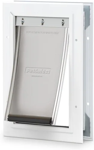 Vista 11 de Puerta de aluminio para mascotas PetSafe Freedom - Marco duradero - Pequeña, mediana, grande, extragrande