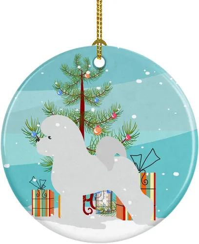 Vista 59 de Caroline's Treasures Cavalier King Charles Spaniel - Adorno de cerámica para árbol de Navidad, decoración colgante para el hogar, Navidad, fiestas