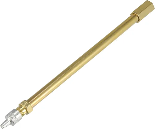 Vista 11 de X AUTOHAUX Adaptador de extensión de válvula de neumático automático de latón de 1.969 in/1.97 pulgadas de largo, extensor de vástago de neumático