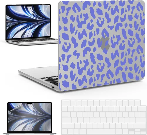Vista 43 de IBENZER Funda para MacBook Air de 13 pulgadas 2026 2025 2024 2023 2022 M4 A3240 M3 A3113 M2 A2681, funda rígida con cubierta de teclado ScreenFilm