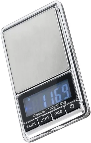 Vista 5 de Escala digital 17.64 oz/0.00 oz portátil de bolsillo mini LCD Balanza de peso - axGear