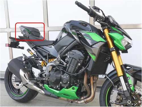 Vista 3 de Cojín Z900 para asiento trasero de pasajero para motocicleta, accesorios compatibles con Kawasaki Z 900 2017 2018 2019 2020 2021 2022 2023 Z-900