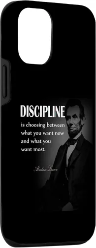 Vista 3 de Funda con cita para iPhone 15 Abraham Lincoln