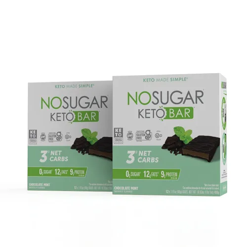 Vista 13 de Snack Keto Bar sin azúcar, bajo en carbohidratos, sin azúcar, con macros aptos para dieta cetogénica