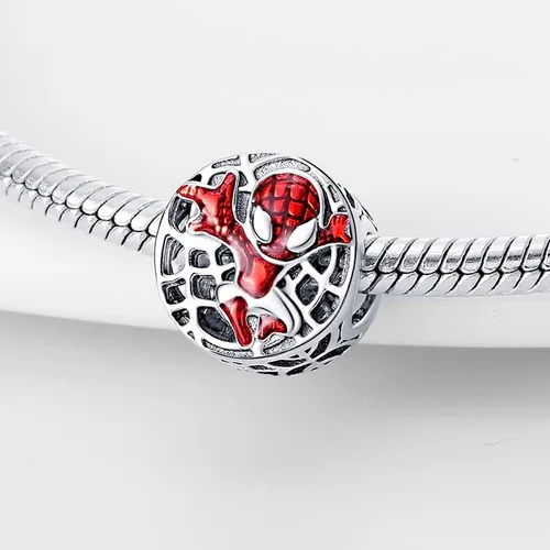Vista 2 de LIGHTDOG Alliance Charm se adapta a pulseras Pandora Europe, cuentas colgantes de plata de ley 925, regalo para el día de la madre, joyería