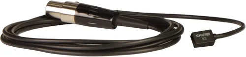 Vista 2 de Shure Paquete de micrófono Lavalier WL93 con soporte y cable de 4 pies