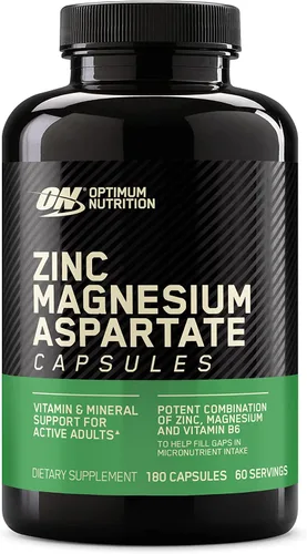 Vista 10 de Optimum Nutrition Suplemento de recuperación muscular y resistencia para hombres y mujeres, suplemento de zinc y magnesio, 90