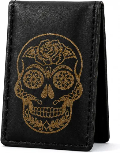 Vista 23 de LB LEATHERBOSS Pinza magnética fuerte de piel nueva para hombres, Baloncesto
