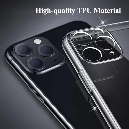 Vista 6 de Paquete de 2 fundas de TPU para Vivo X300 Ultra 5G - Transparente transparente + transparente