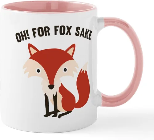 Vista 15 de CafePress Taza de café de cerámica For Fox Sake de 11 oz (11.0 fl oz)