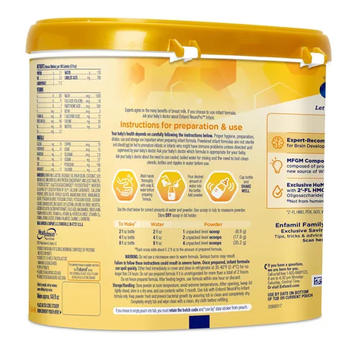 Vista 14 de Enfamil NeuroPro Baby Formula Brain Building Duo DHA y MFGM, 20.7 onzas