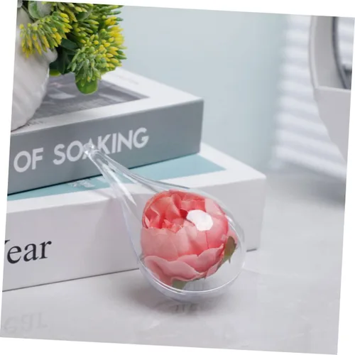 Vista 6 de NOLITOY 24 bolas huecas rellenables de Navidad, bolas transparentes rellenables, bolas de Navidad transparentes, decoraciones de ceremonia de boda
