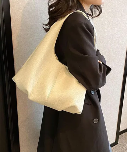 Vista 6 de NIUEIMEE ZHOU Bolsos Hobo para mujer, bolsos de hombro de cuero vegano retro