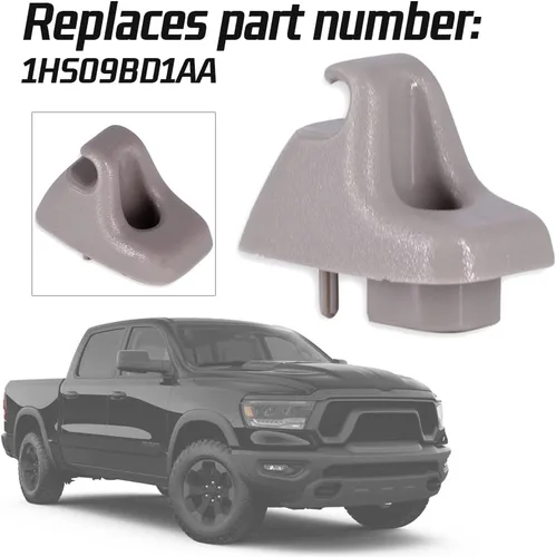 Vista 3 de Clip de retención para visera solar para Dodge Ram 1500 2500 3500 4500 5500 2009-2019 Reemplazo 1HS09BD1AA