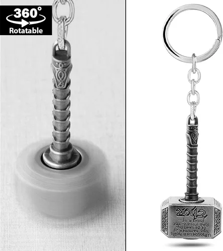 Vista 5 de Llavero de martillo de metal, regalo genial para hombres, marido, novio