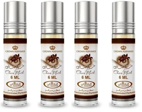 Vista 3 de Al-Rehab Choco Musk Perfume Concentrado Rollerball para Unisex, 0.2 Onzas (Paquete de 2)
