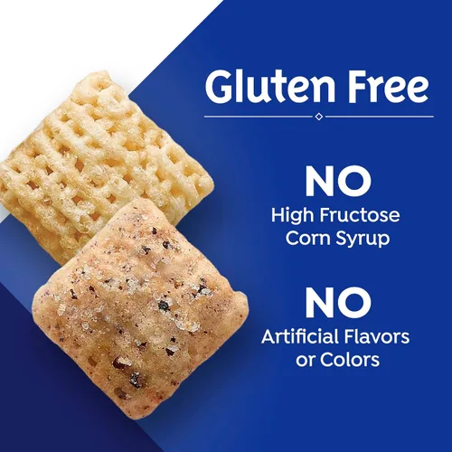 Vista 4 de Cereal de Arándanos Chex, Cereal para el desayuno sin gluten, hecho con grano integral, 12 onzas