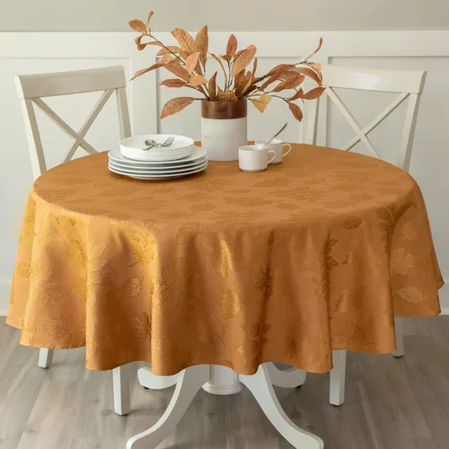 Vista 11 de Benson Mills - Mantel de tela de damasco Harvest Legacy para otoño, temporada de cosecha y Acción de Gracias