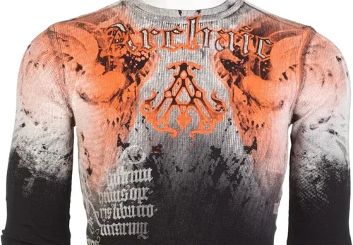 Vista 6 de Archaic by Affliction Men's Long Sleeve Thermal Shirt Night Watcher