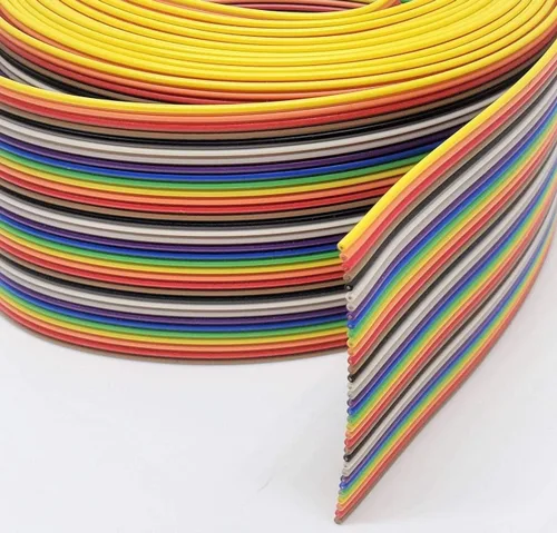 Vista 11 de Pc Accessories - Connectors Pro 4P 20 pies IDC 20' Color Arcoiris Cable de cinta plano para conectores de paso de 0.100 in (4P-20FT)
