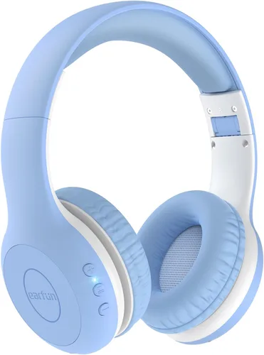 Vista 16 de EarFun K2 - Auriculares Bluetooth para niños, con volumen limitado, tiempo de reproducción de 40 horas, micrófono integrado, sonido estéreo