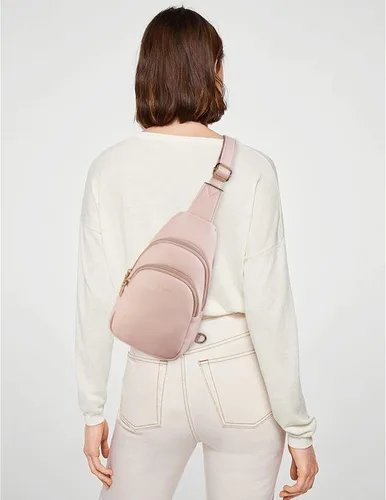 Vista 150 de Telena Riñonera pequeña para mujer, de cuero, cangureras, bolsa de pecho para mujer