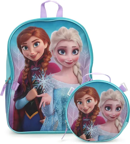 Vista 15 de Fast Forward Bluey - Mochila infantil de 15 pulgadas con juego de lonchera Almuerzo redondo Bluey Blue