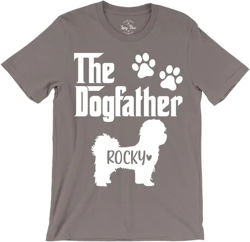 Vista 5 de LEVY PAW Camisas personalizadas para papá Shih Tzu para hombres, regalos de Shih Tzu para los amantes de Shih Tzu, regalos personalizados Shih Tzu