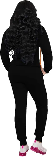 Vista 3 de Mrskoala Conjunto de dos piezas para mujer, conjunto de chándal para entrenamiento, correr, ropa de descanso con bolsillo