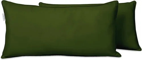 Vista 13 de Funda de almohada lumbar de tela de poliéster para interiores y exteriores, impermeable, rectangular, para todo tipo de clima, para muebles
