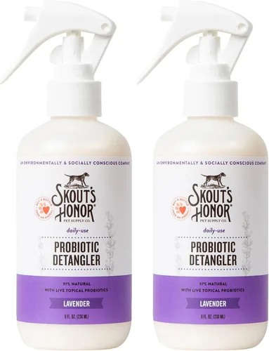 Vista 11 de SKOUT'S HONOR Spray desenredante probiótico para perros, perro del bosque