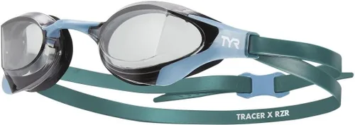 Vista 15 de TYR Tracer-X RZR Racing - Gafas de natación competitivas de perfil ultra bajo, antiniebla, visión periférica amplia Ultra-Low Profile Frame