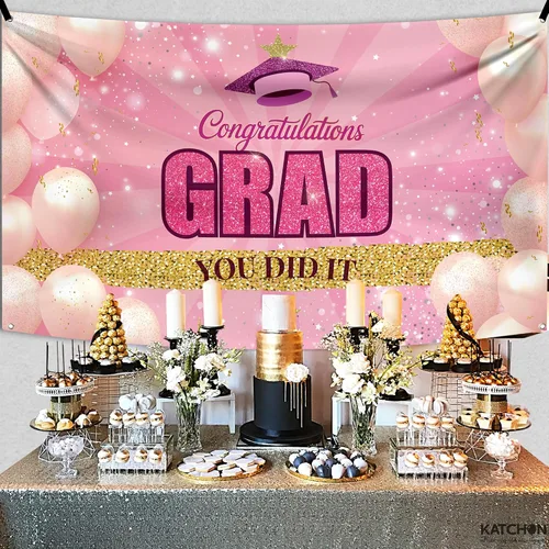 Vista 5 de KatchOn, Cartel de graduación 2026 – Grande, 72 x 44 pulgadas Cartel de felicitación de graduación Decoraciones de graduación 2026, suministros
