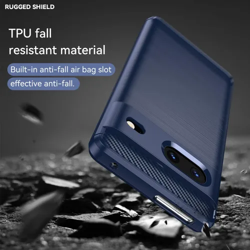 Vista 17 de Carcasa para Google Pixel 7 (poliuretano termoplástico), color negro Funda protectora de goma TPU flexible para Google Pixel 7 2022 de 6.3