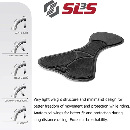 Vista 6 de SLS3 - Pantalones cortos de triatlón para hombre (3 pantalones cortos de 1 bolsillo)