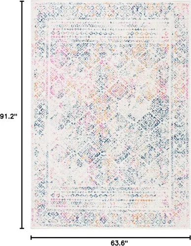 Vista 236 de Safavieh - Alfombra decorativa de la colección Tulum, modelo TUL264F, estilo marroquí, bohemio y desgastado, no suelta pelusa, para sala, vestíbulo