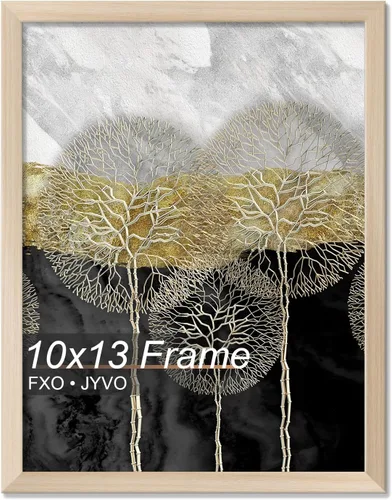 Vista 13 de Fxojyvo Marco de fotos de 5 x 8 pulgadas, marco negro para póster de fotos de 5 x 8 pulgadas, peso ligero y altamente transparente, marco de 5 x 8